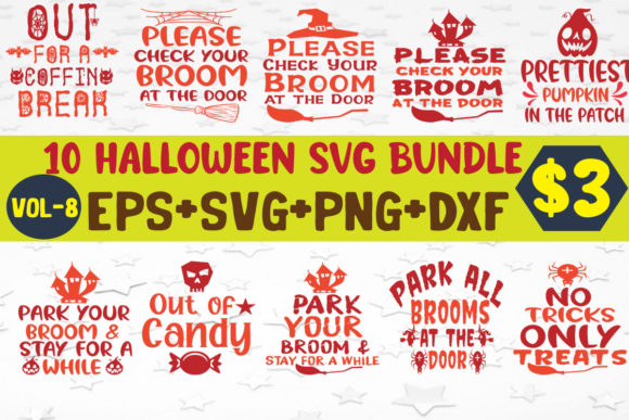 10 Halloween SVG Bundle: Graphics for Local Crafts