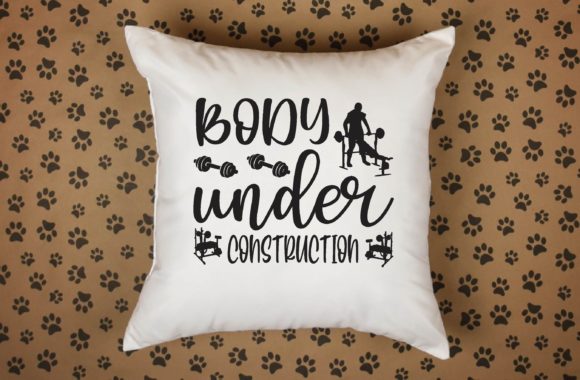 Body Under Construction SVG for Graphics and Crafts