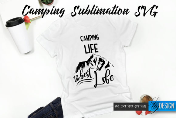 Camping Quote SVG Graphics for Outdoor Crafts