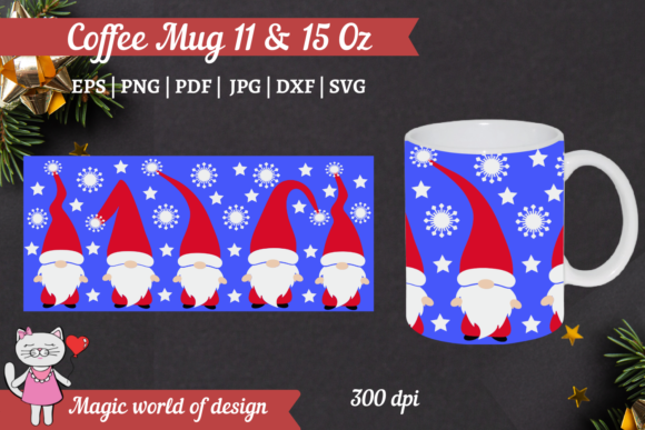 Gnome and Snowflakes SVG: Graphics for Winter Crafts