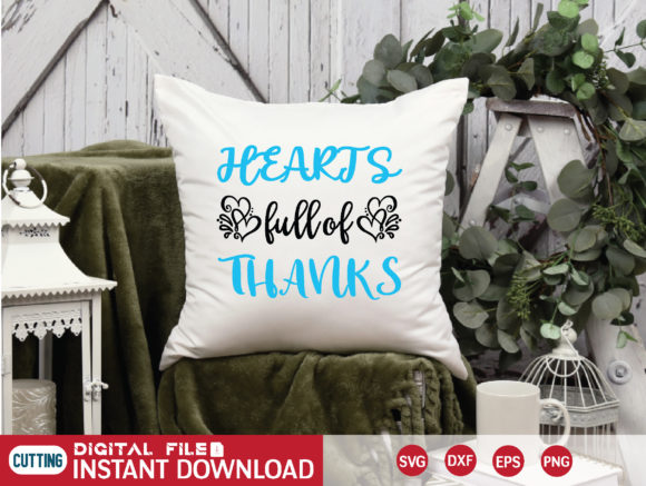 Hearts Full of Thanks SVG: Graphics for Crafts