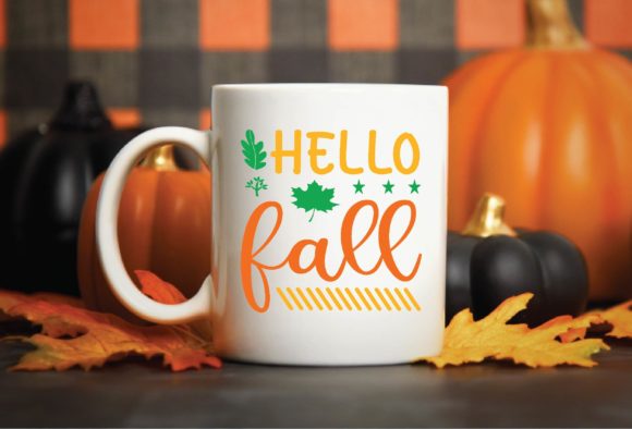 Hello Fall Svg: Graphics and Crafts for Editorial Use