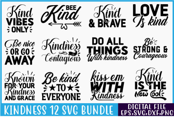 Kindness 12 Svg Bundle: Graphics & Crafts Review