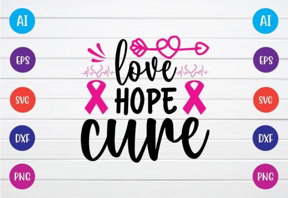 Love Hope Cure SVG: Graphics & Crafts Asset Review
